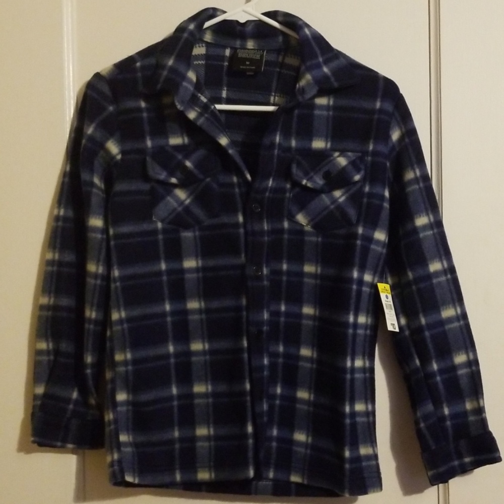 Boys Original Deluxe  sz Med button up sweater